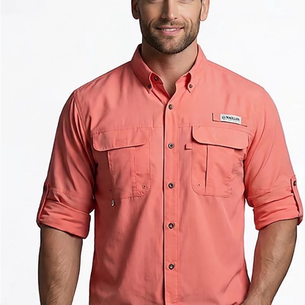 Magellan Outdoors angler fit  Fish gear Men’s long sleeve Size L